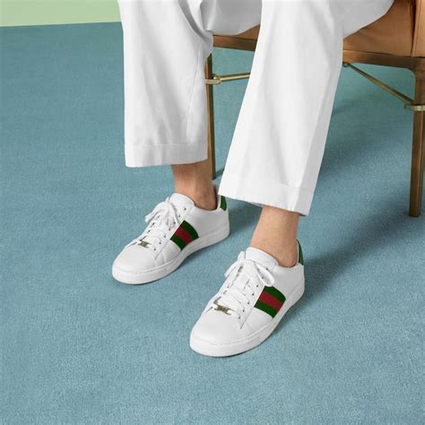 gucci mens racer|Men's Gucci Ace sneaker with Web.